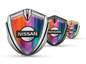 Nissan Emblema Abovedado Insignia Duradero De Lujo Tacto